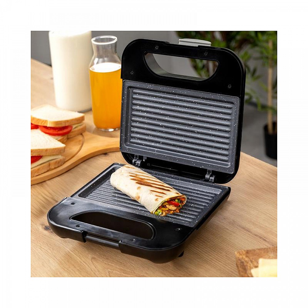 Τοστιέρα - Σαντουιτσιέρα 800 W Rock'nToast Grill + Cecotec CEC-02958