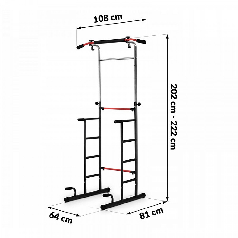 Πολυόργανο Γυμναστικής 64 x 81 x 202-222 cm Neo-Sport NS-301