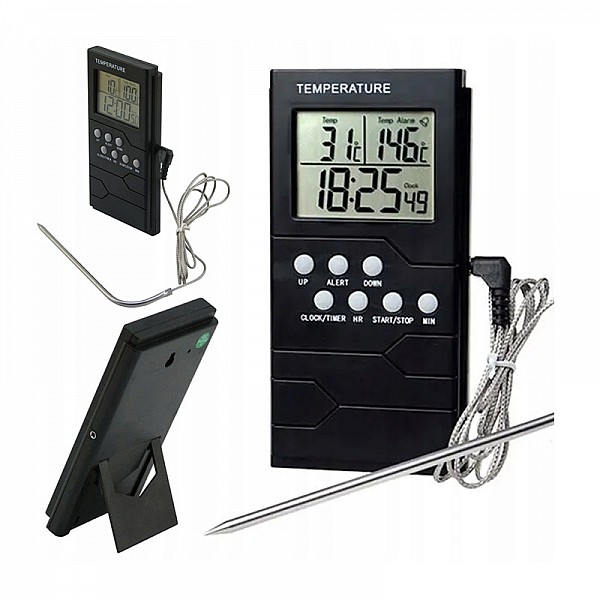 Ηλεκτρονικό Θερμόμετρο Μαγειρικής με Ακίδα και LCD Οθόνη Verk Group 5907451345108
