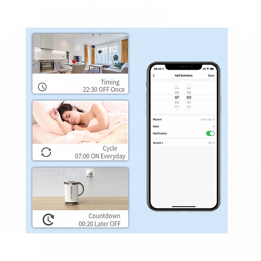 Μονή Εξωτερική Smart Πρίζα Ρεύματος WiFi 3680 W Verk Group 5907451341858 Μονή Εξωτερική Smart Πρίζα Ρεύματος WiFi 3680 W Verk Group 5907451341858