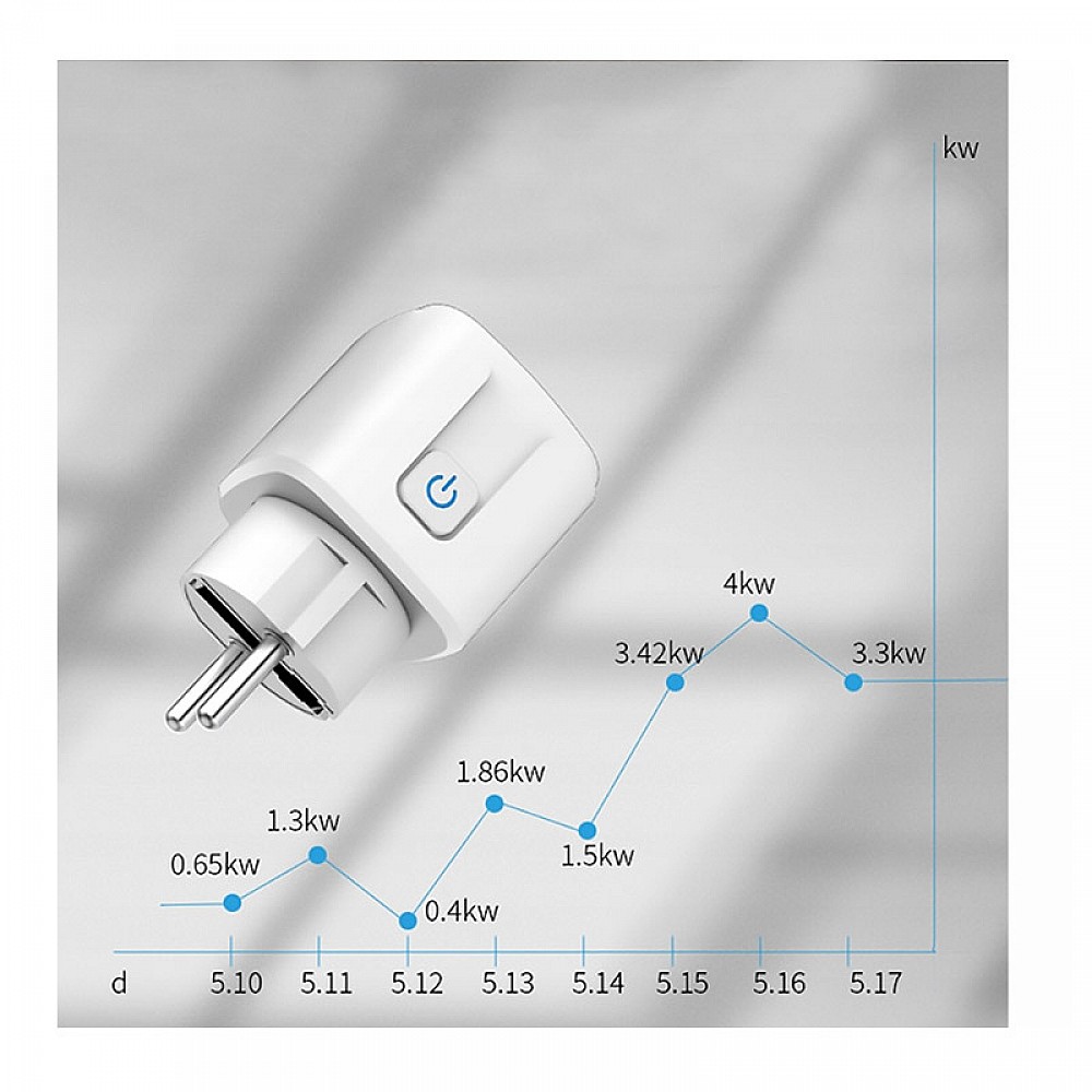 Μονή Εξωτερική Smart Πρίζα Ρεύματος WiFi 3680 W Verk Group 5907451341858 Μονή Εξωτερική Smart Πρίζα Ρεύματος WiFi 3680 W Verk Group 5907451341858
