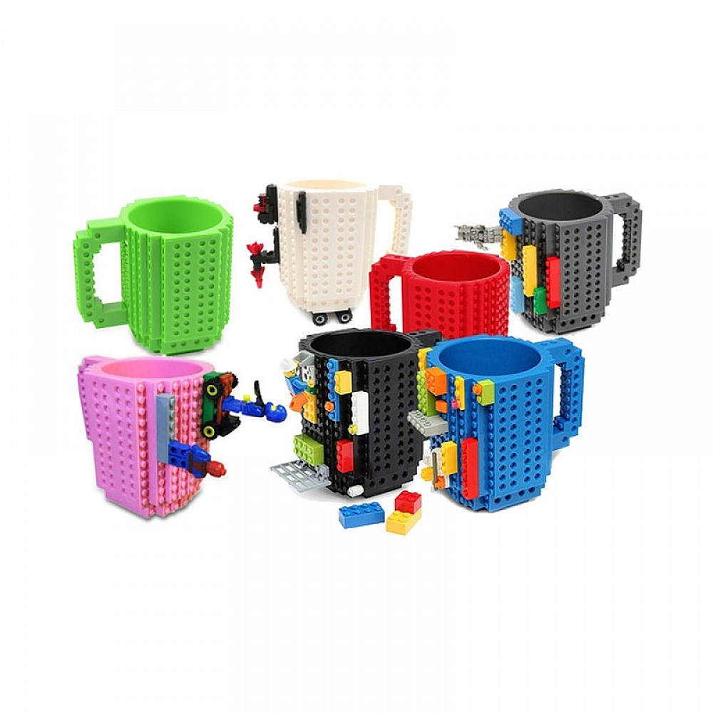 Κούπα Τύπου Lego Χρώματος Ροζ SPM BrickMug-Pink Κούπα Τύπου Lego Χρώματος Ροζ SPM BrickMug-Pink