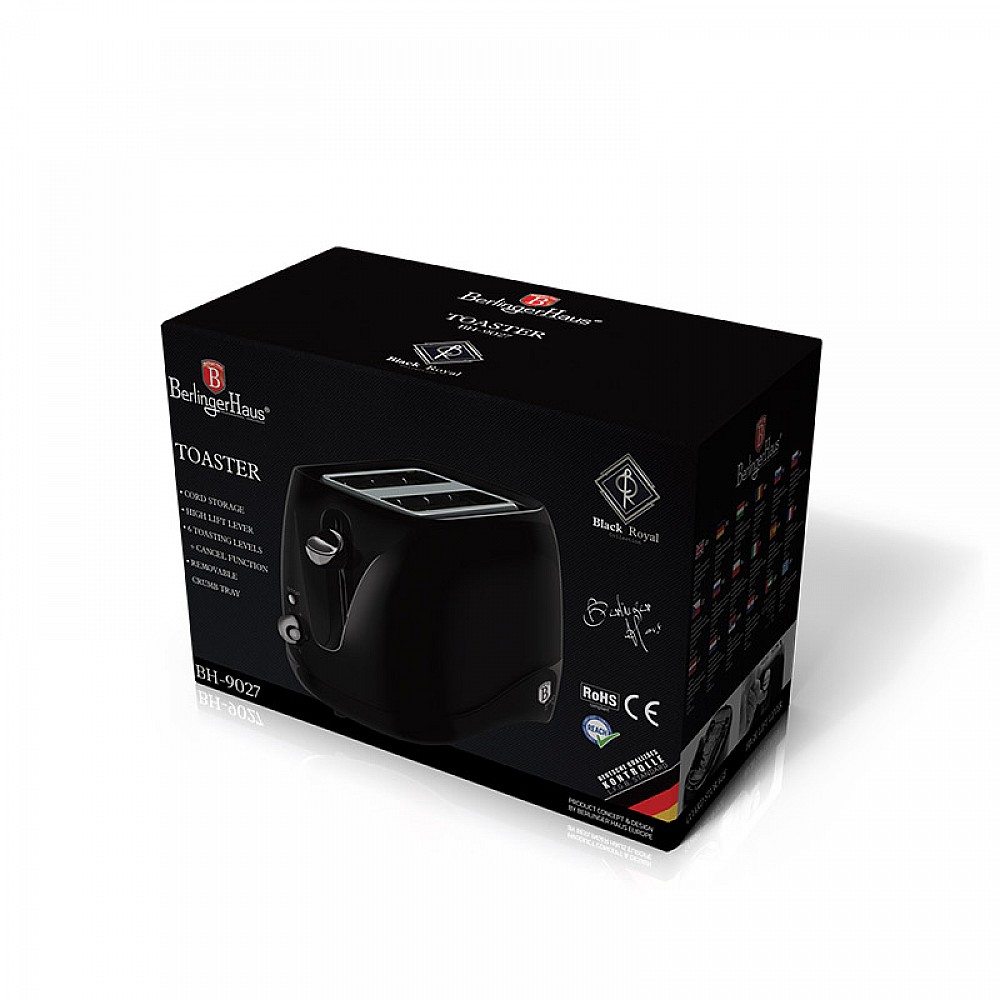 Φρυγανιέρα 840 W Berlinger Haus Black Collection BH-9027 Φρυγανιέρα 840 W Berlinger Haus Black Collection BH-9027