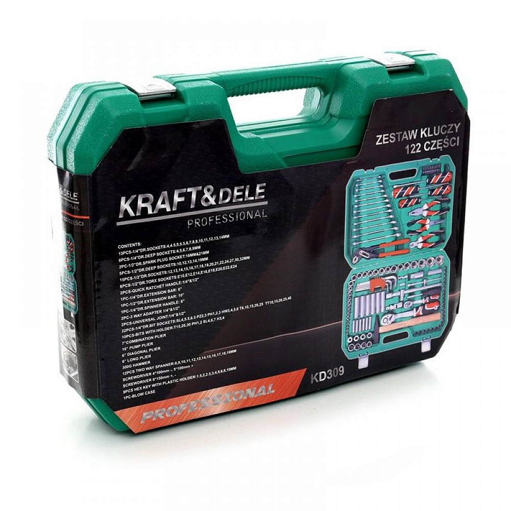 Σετ Βαλιτσάκι Εργαλείων 122 τμχ Kraft&Dele KD-309 Σετ Βαλιτσάκι Εργαλείων 122 τμχ Kraft&Dele KD-309
