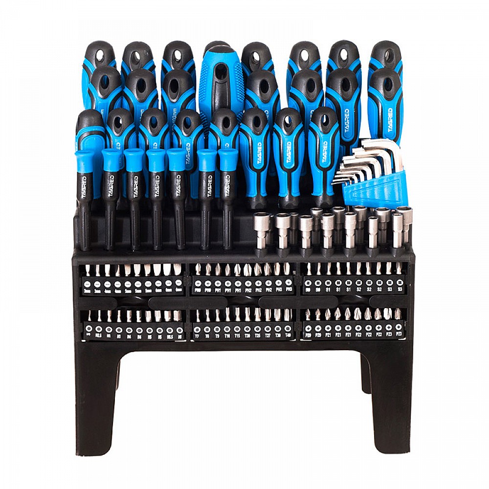 Σετ Μαγνητικά Κατσαβίδια και Μύτες 122 τμχ TAGRED TA1096