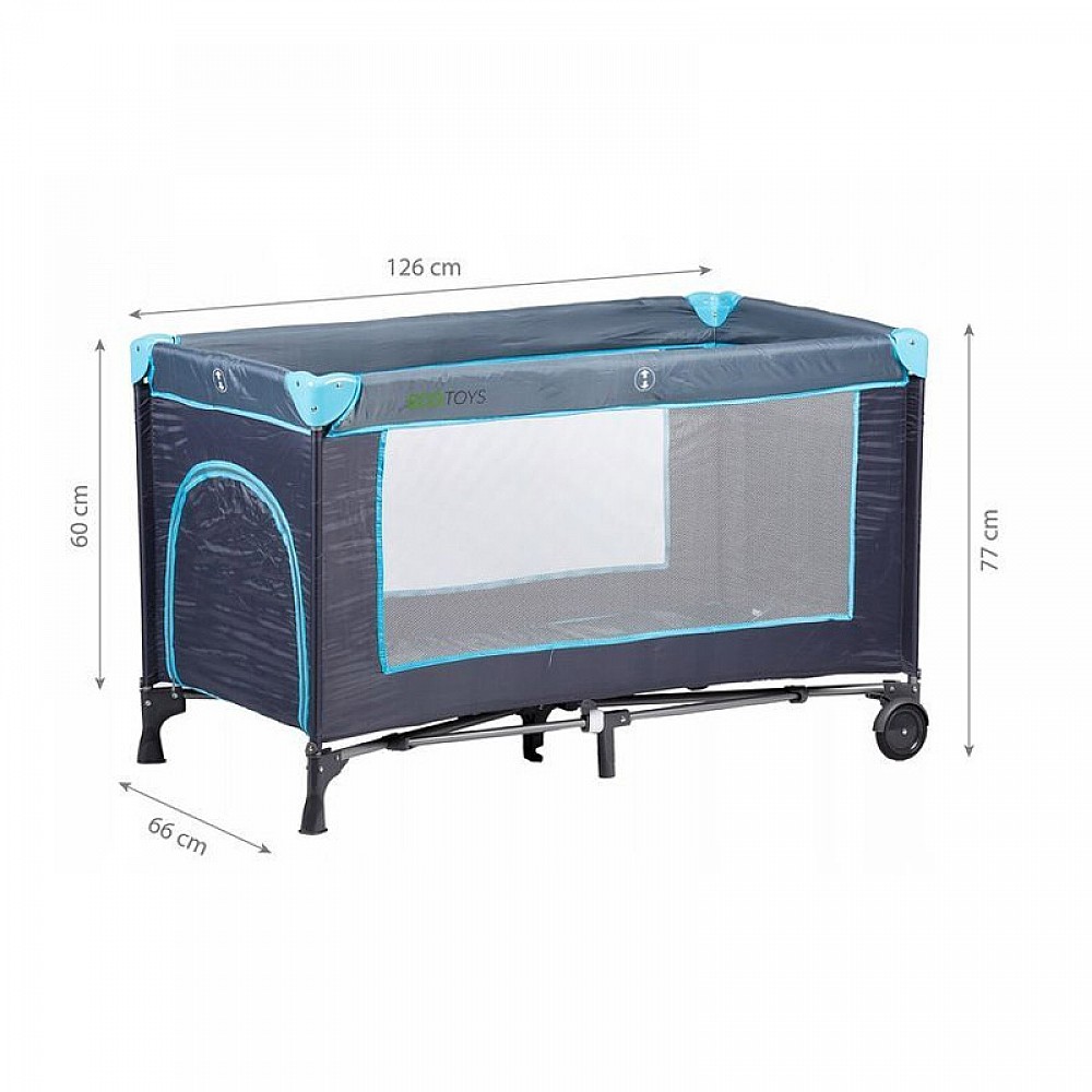 Πτυσσόμενο Παρκοκρέβατο 126 x 66 x 77 cm Ecotoys 610 Πτυσσόμενο Παρκοκρέβατο 126 x 66 x 77 cm Ecotoys 610