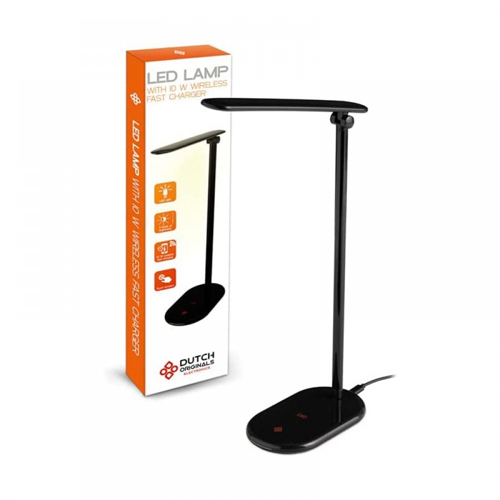 Λάμπα Γραφείου LED με Ασύρματη Φόρτιση Qi 10 W Dutch Originals 8720195382928 Λάμπα Γραφείου LED με Ασύρματη Φόρτιση Qi 10 W Dutch Originals 8720195382928