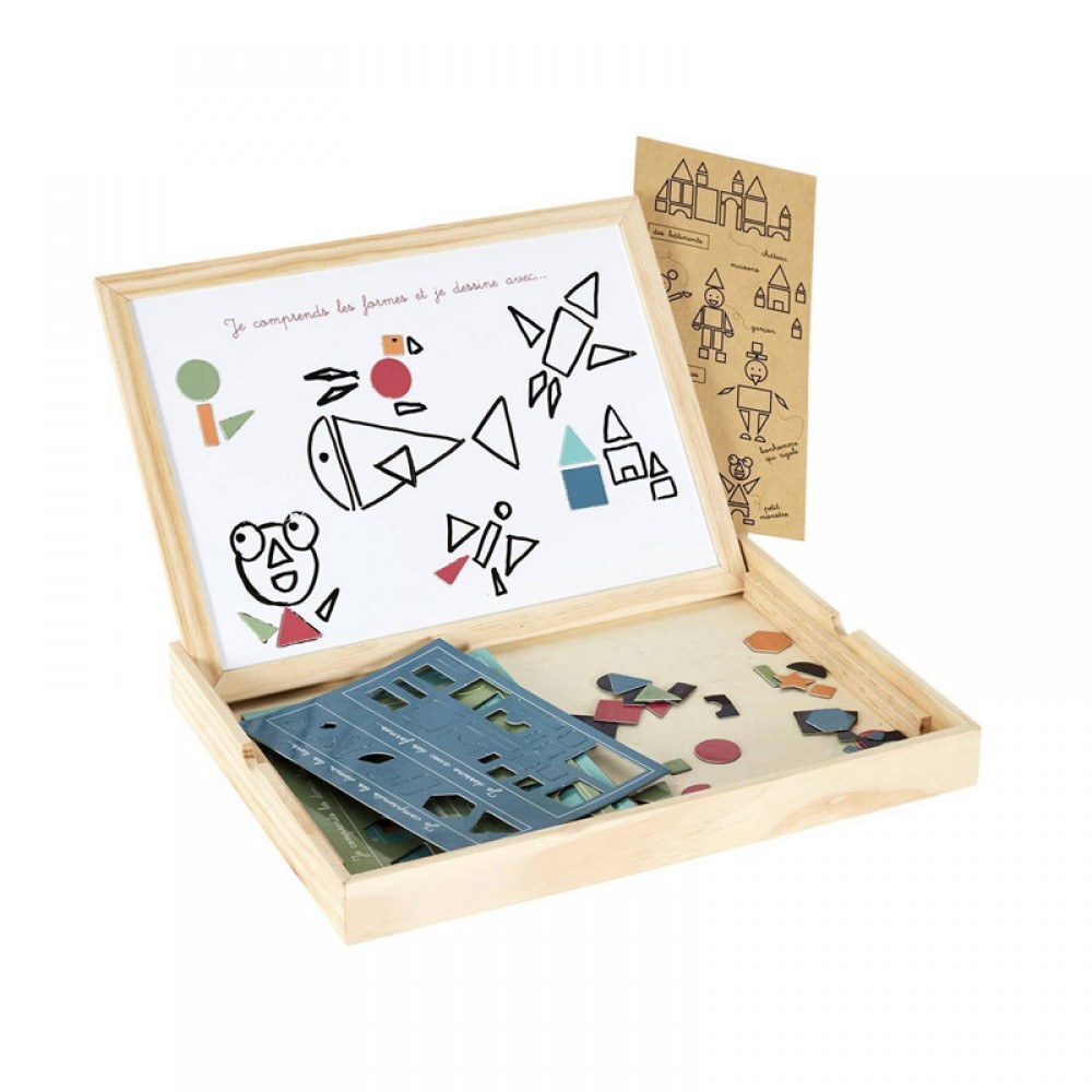 Εκπαιδευτικό Ξύλινο Παιχνίδι Montessori Σχήματα Jeux 2 Momes EA10282 Εκπαιδευτικό Ξύλινο Παιχνίδι Montessori Σχήματα Jeux 2 Momes EA10282