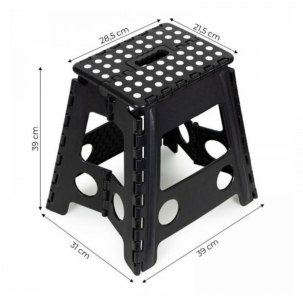 Πτυσσόμενο Πλαστικό Σκαμπό 39 x 31 x 39 cm ModernHome PJJFS004-C-Black Πτυσσόμενο Πλαστικό Σκαμπό 39 x 31 x 39 cm ModernHome PJJFS004-C-Black