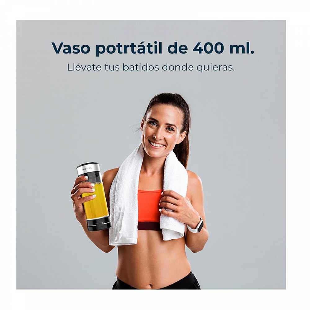 Μπλέντερ για Smoothie 400 ml Cecotec WanderlustMix USB CEC-04396 Μπλέντερ για Smoothie 400 ml Cecotec WanderlustMix USB CEC-04396