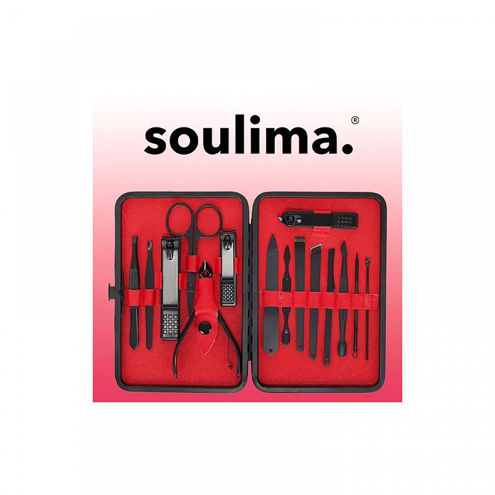 Σετ Εργαλεία Περιποίησης Νυχιών 15 τμχ Soulima 23232 Σετ Εργαλεία Περιποίησης Νυχιών 15 τμχ Soulima 23232