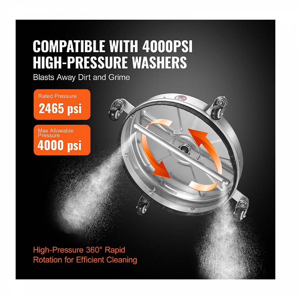 Καθαριστικό Μηχάνημα Επιφάνειας 4000 PSI 10.9 Lt/min VEVOR GYQXJBMQJQBXWXXFTV0 Καθαριστικό Μηχάνημα Επιφάνειας 4000 PSI 10.9 Lt/min VEVOR GYQXJBMQJQBXWXXFTV0