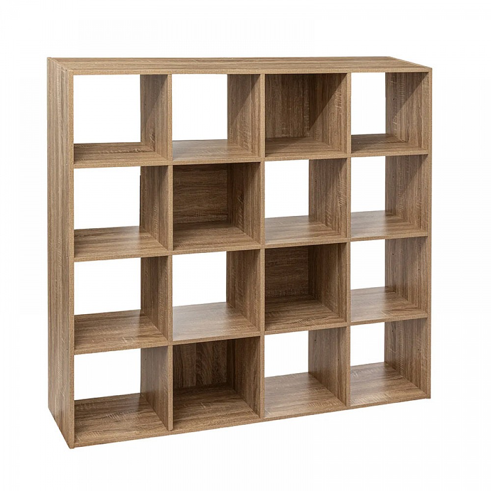 Ξύλινη Βιβλιοθήκη με 16 Ράφια 135.5 x 32 x 135.5 cm 5Five Simply Smart 193570