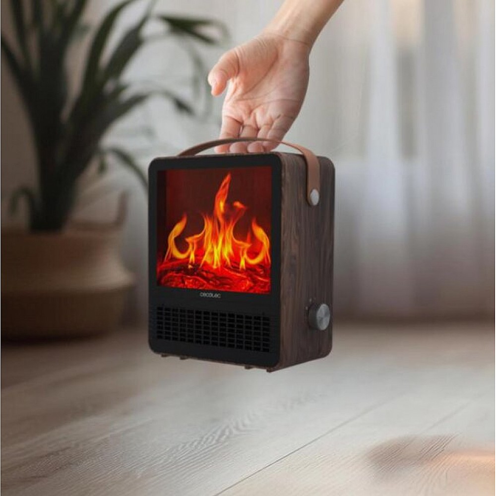 Κεραμική Θερμάστρα με Εφέ Φλόγας 1500 W ReadyWarm 1500 Ceramic Flames Cecotec CEC-100567