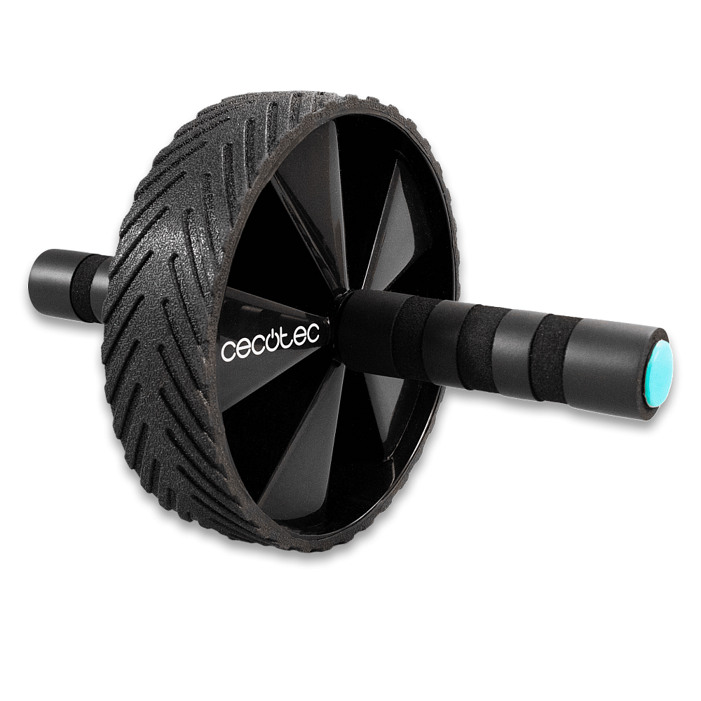 CECOTEC  Ρόδα Κοιλιακών DrumFit AB Wheel με Επικάλυψη Καουτσούκ και Αντιολισθητικές Λαβές + Στρώμα EVA  CEC-07124