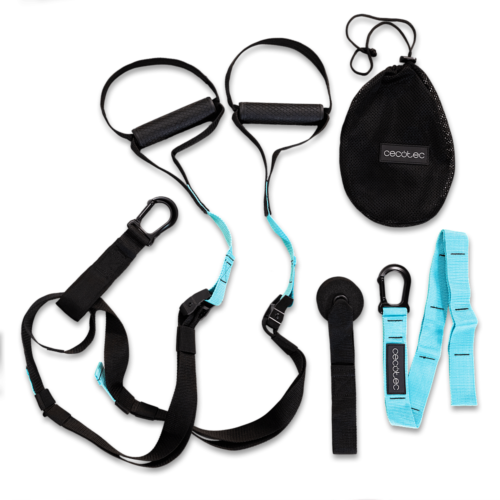 CECOTEC  Σύστημα Ανάρτησης DrumFit TST για Λειτουργική Προπόνηση με το Βάρος του Σώματος - Συμπαγής Σχεδιασμός με Τσάντα Μεταφοράς  CEC-07128