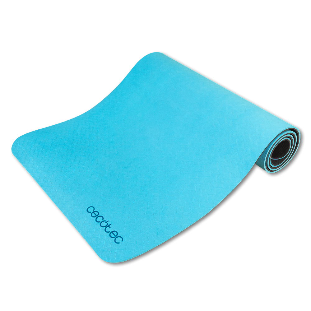 CECOTEC  Στρώμα Γιόγκα DrumFit 183 x 61 cm, Πάχους 0,8 cm, Υλικό TPE, Αντιολισθητικό Σχέδιο, Με Λαβή Μεταφοράς  CEC-07133