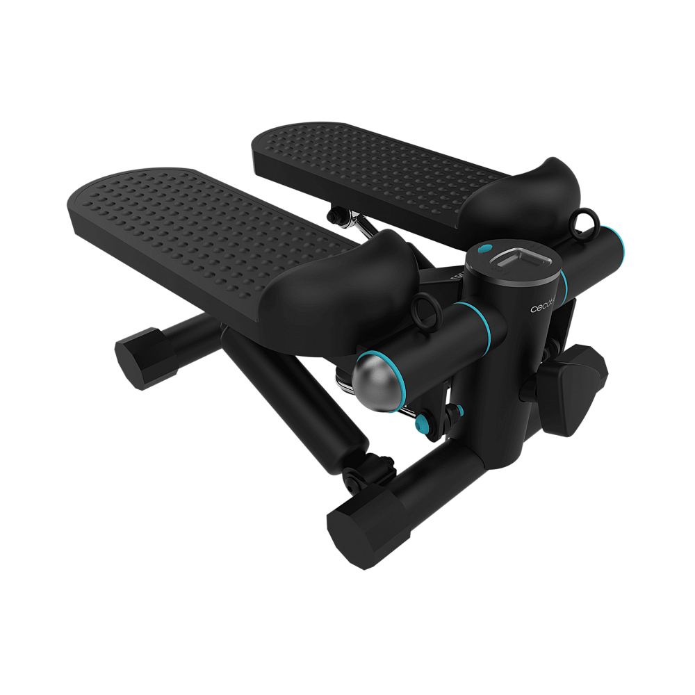 CECOTEC  Stepper Drumfit StepTrain 1000 με Ελαστικές Ταινίες Αντίστασης, Οθόνη LCD, Αντιολισθητικά Πεντάλ, Χειροκίνητη Αντίσταση, Μέγιστο Βάρος Χρήστη 100 Kg  CEC-07198