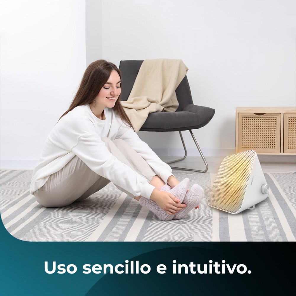 CECOTEC Θερμαντικό ReadyWarm 1500 Max Ceramic Design Λευκό με 1500 W, ρυθμιζόμενο θερμοστάτη και 3 λειτουργίες CEC-08270 CECOTEC Θερμαντικό ReadyWarm 1500 Max Ceramic Design Λευκό με 1500 W, ρυθμιζόμενο θερμοστάτη και 3 λειτουργίες CEC-08270