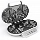 Monzana Βαφλιέρα Λευκή Διπλή Waffle Iron 1200W 107273 Monzana Βαφλιέρα Λευκή Διπλή Waffle Iron 1200W 107273