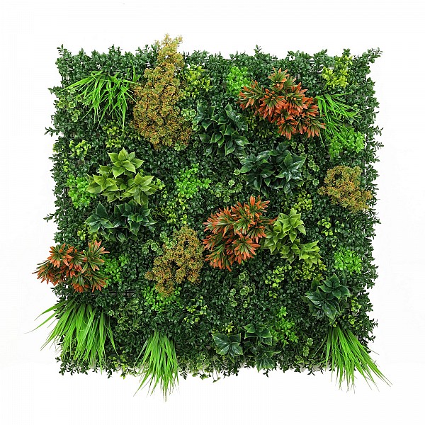 Supergreens Τεχνητή Φυλλωσιά Πυξάρι με Moss "Giardino" Πράσινη 100x100 εκ.