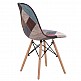 Καρέκλα CORYLOUS Patchwork Microfiber Ύφασμα/Ξύλο 51x46x82cm Καρέκλα CORYLOUS Patchwork Microfiber Ύφασμα/Ξύλο 51x46x82cm