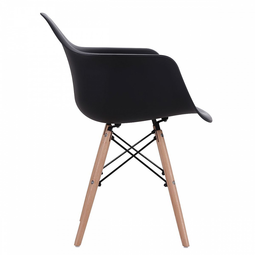 Καρέκλα CORYLUS Μαύρο PP 60x60x80cm