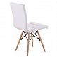 Καρέκλα CUPPLESSUS Λευκό PU 43x55x86cm