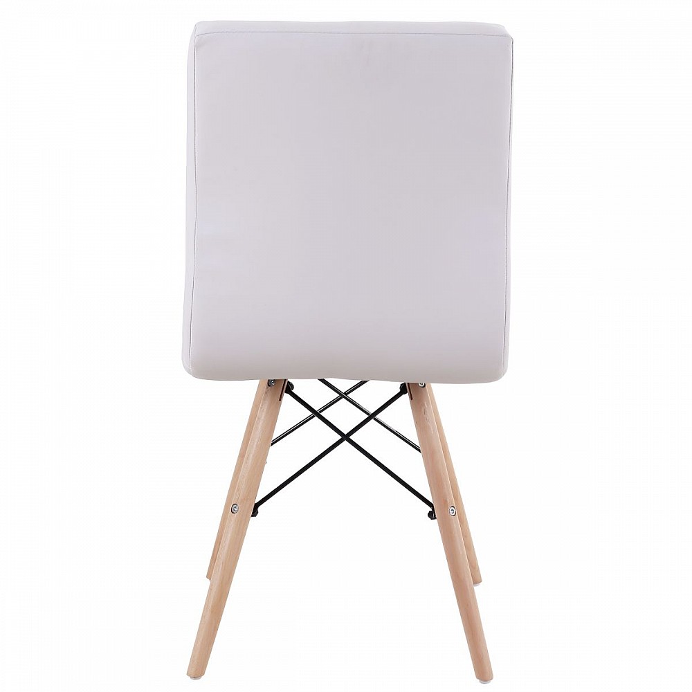 Καρέκλα CUPPLESSUS Λευκό PU 43x55x86cm