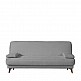 ArteLibre Καναπές Κρεβάτι Τριθέσιος LEO Ανοιχτό Γκρι 195x82x90cm - inde.gr