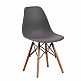 Καρέκλα COLT Γκρι PP/Ξύλο 46x52x82cm