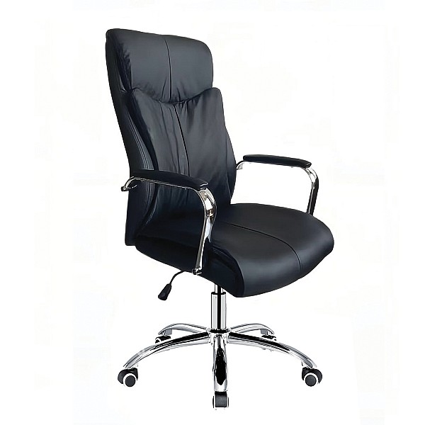 Καρέκλα Γραφείου ELGIN Μαύρο PU 79x62.5x117-125cm