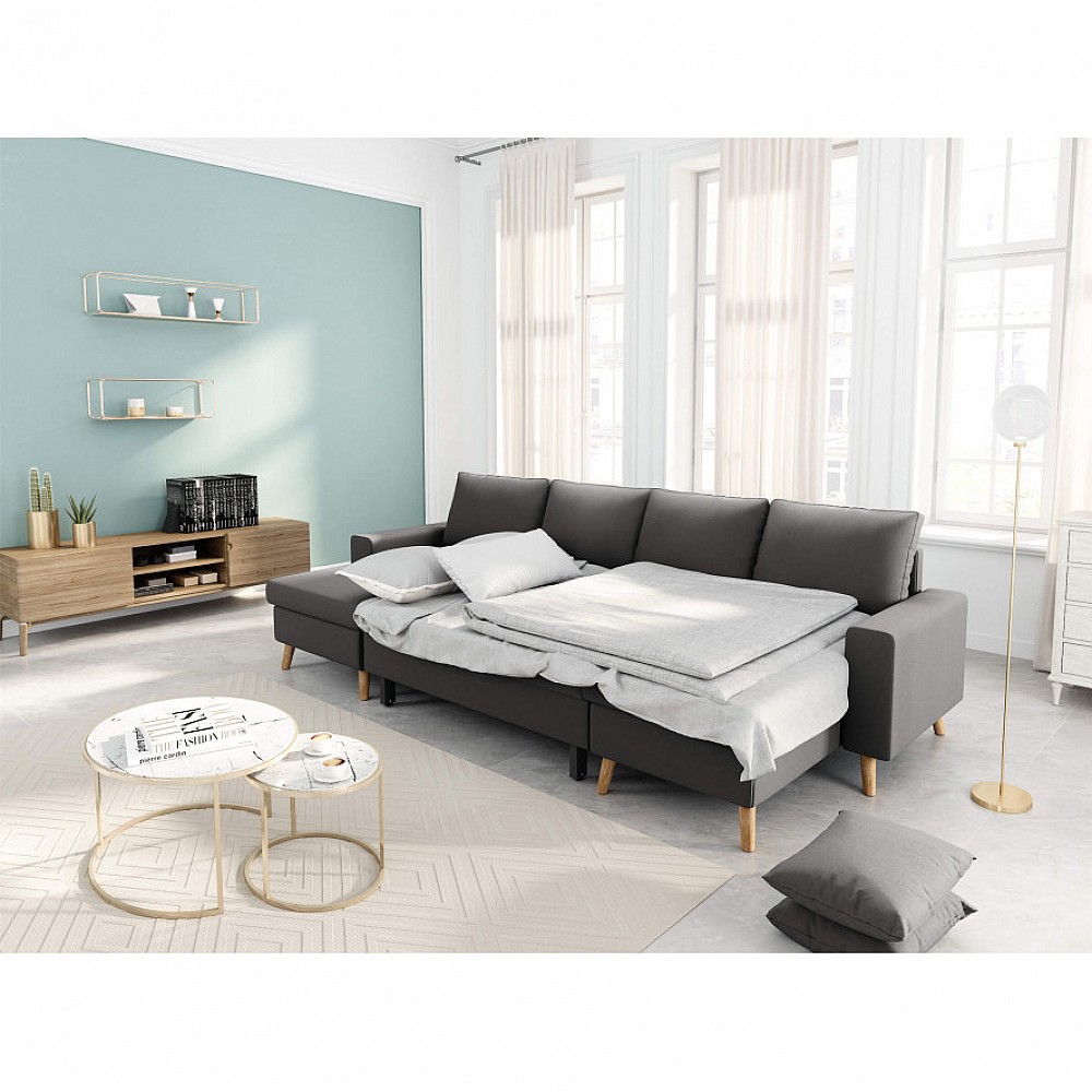 ArteLibre Καναπές Πολυμορφικός LEMPA Γκρι 295x148x86cm - inde.gr ArteLibre Καναπές Πολυμορφικός LEMPA Γκρι 295x148x86cm - inde.gr