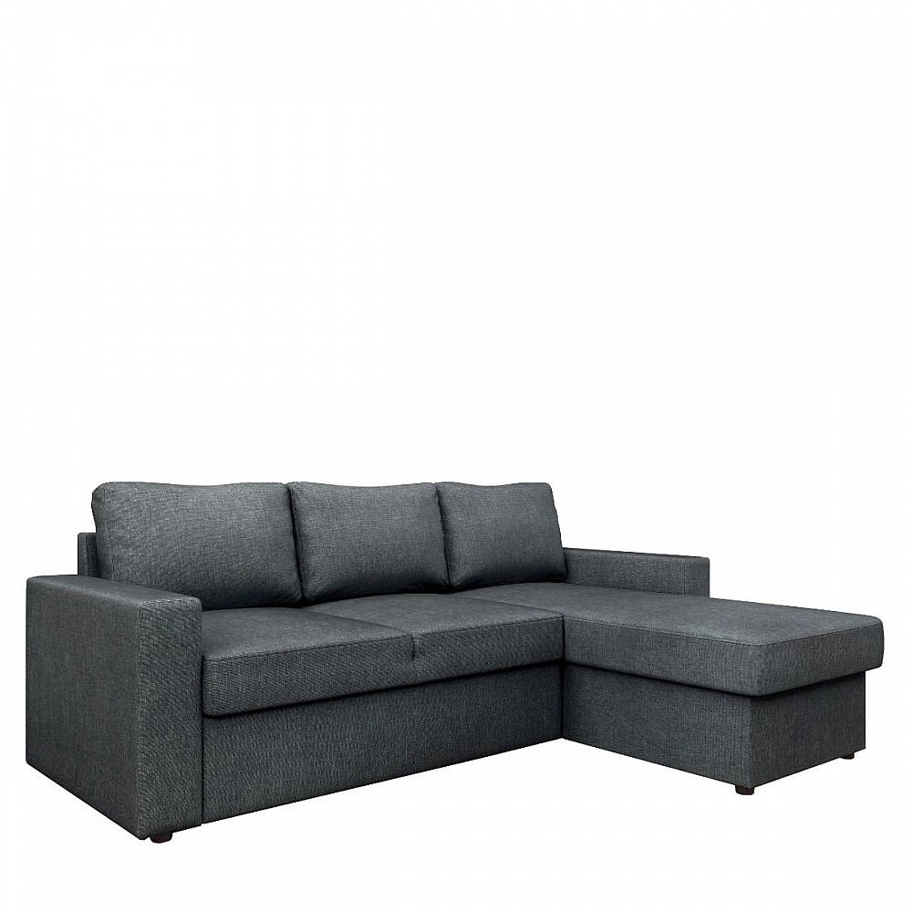 Καναπές Κρεβάτι Γωνιακός SOFIA Γκρι 220x155x81cm