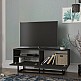 ArteLibre Έπιπλο Τηλεόρασης IOS Ανθρακί Μοριοσανίδα/Μελαμίνη/Mέταλλο 120x37x46cm - inde.gr