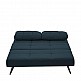 ArteLibre Καναπές Κρεβάτι Διθέσιος GAEL Μπλε/Μαύρο 150x91x90cm - inde.gr