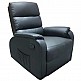 ArteLibre Πολυθρόνα Relax Με Μασάζ ΗΑΝΑ Μαύρο PU 77x90x99cm - inde.gr