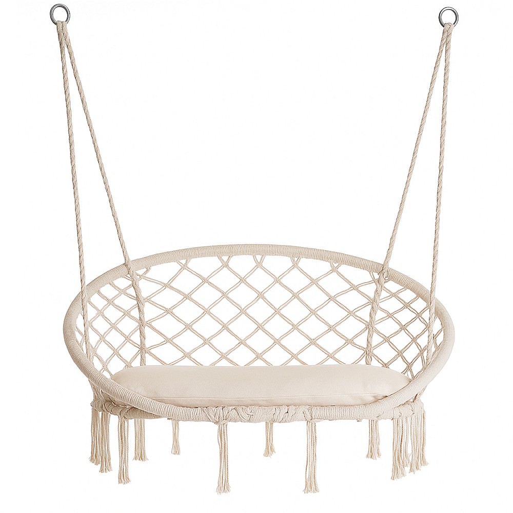 ArteLibre Κούνια ArteLibre Με Μαξιλάρι CORSICA Λευκό Polycotton/Μέταλλο 67x44cm - 14660068 - inde.gr