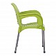 ArteLibre Καρέκλα Κήπου Eco Πράσινο Ανακυκλωμένο PP 60x50x80xcm - inde.gr