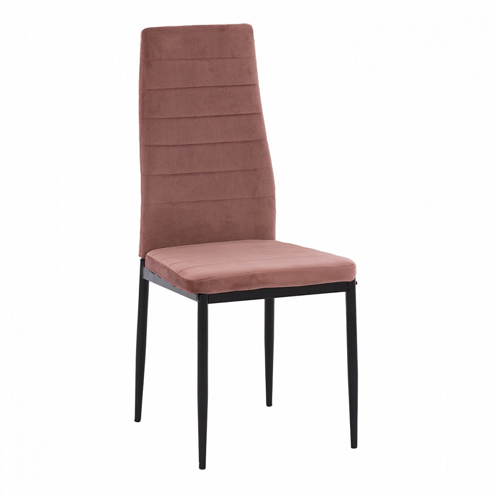 Καρέκλα ROSE Σάπιο Μήλο/Μαύρο Βελούδο 53x39x96cm