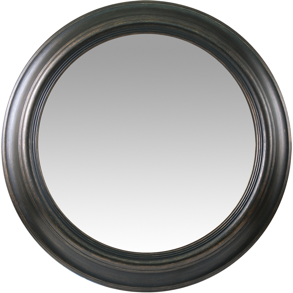 ArteLibre Καθρέπτης Τοίχου Μαύρο Πλαστικό Φ76.2x5.8cm - inde.gr