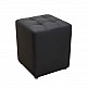 CUBE BLACK PU ΣΚΑΜΠΟ 35X35X42εκ.