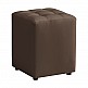 CUBE BROWN PU ΣΚΑΜΠΟ 35X35X42εκ.