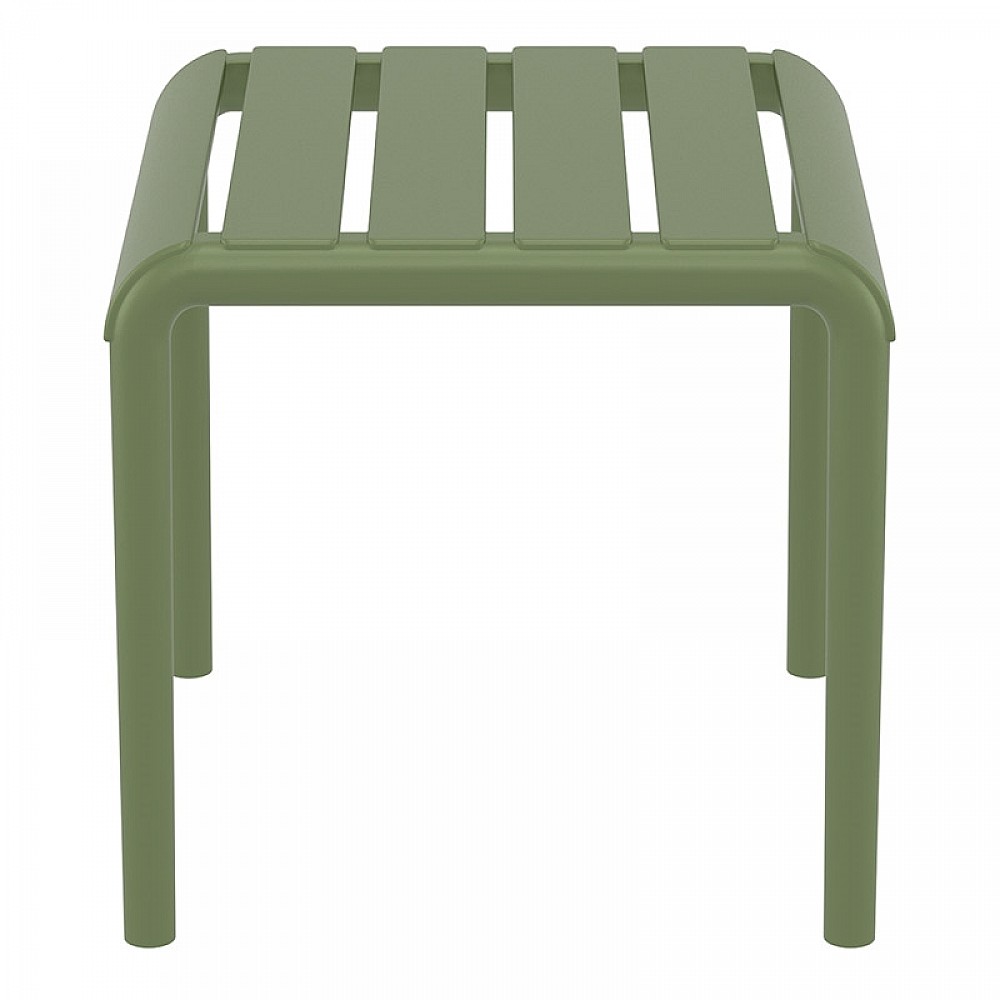 PARIS OLIVE GREEN ΤΡΑΠΕΖΙ 42X41X40εκ. ΠΟΛ/ΝΙΟΥ