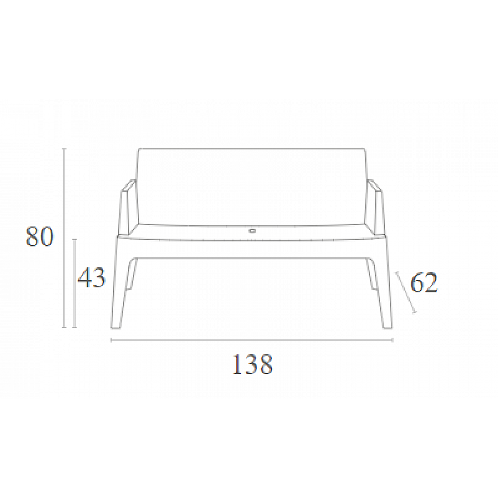 BOX DARK GREY KANAΠEΣ ΠΟΛ/ΝΙΟΥ