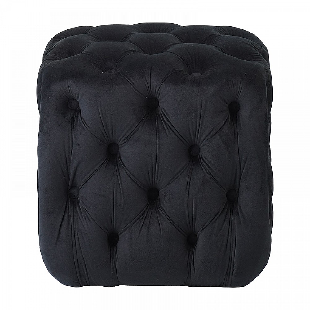 ASTRA ΣΚΑΜΠΟ BLACK VELVET ΥΦΑΣΜΑ 45X45Χ45εκ.