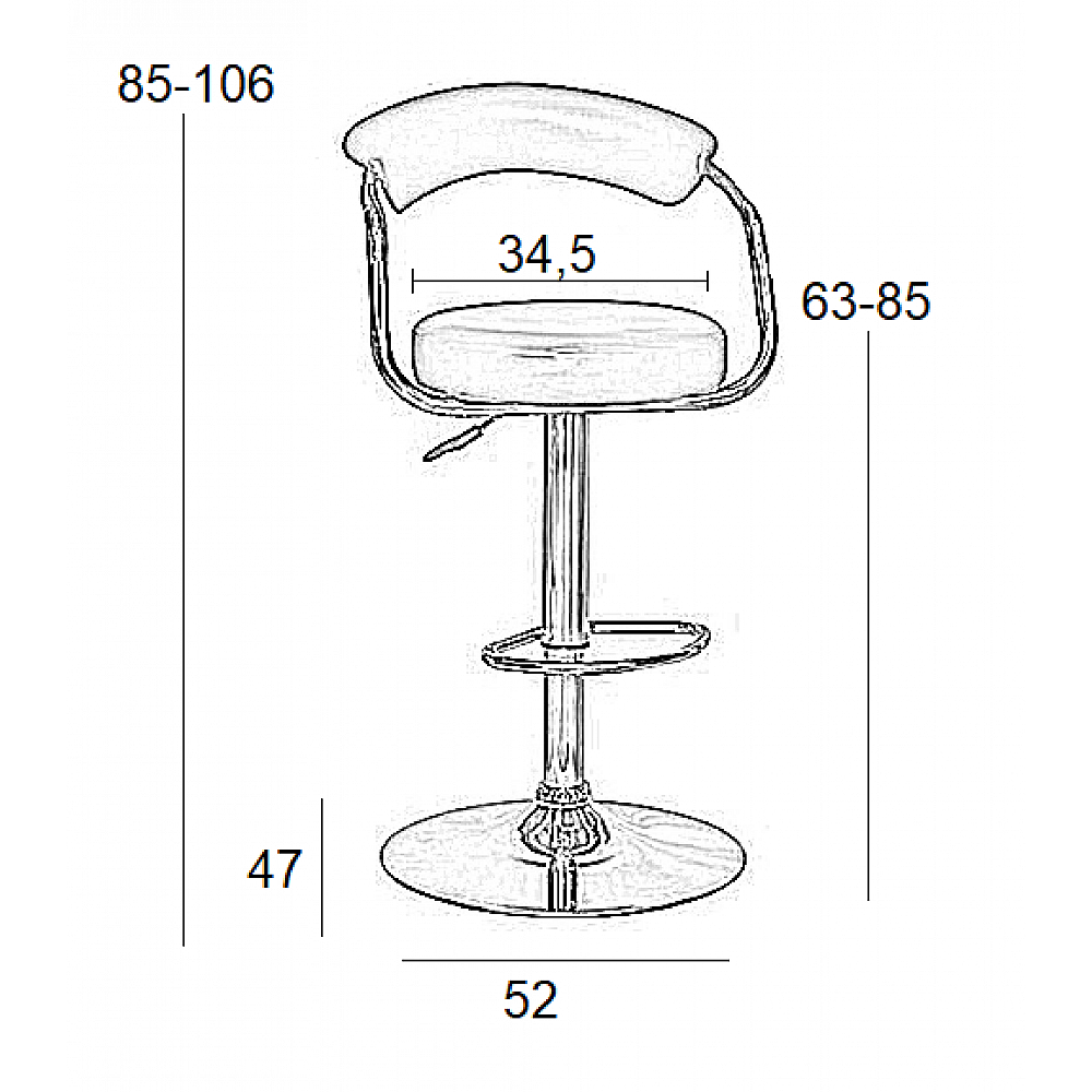 BAR11 ΜΑΥΡΟ PU/PVC(Σ2)ΣΚΑΜΠΟ ΜΕ ΑΜΟΡΤΙΣΕΡ