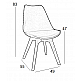 Καρέκλα Τραπεζαρίας Ξύλινη 4τμχ Billy Black Ύφασμα 49x55x47-83εκ. Καρέκλα Τραπεζαρίας Ξύλινη 4τμχ Billy Black Ύφασμα 49x55x47-83εκ.