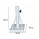 ΒΑΣΗ ΟΜΠΡΕΛΑΣ 25Χ25Χ39 ΕΔΑΦΟΥΣ ΒΙΔΩΤΗ