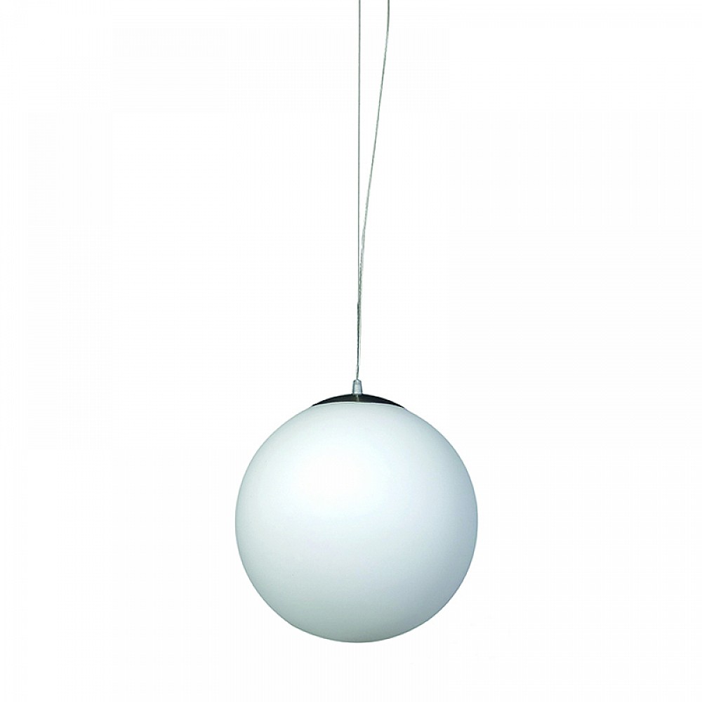 InLight Κρεμαστό φωτιστικό από λευκή οπαλίνα 1XE27 D:25cm (4253-Δ)